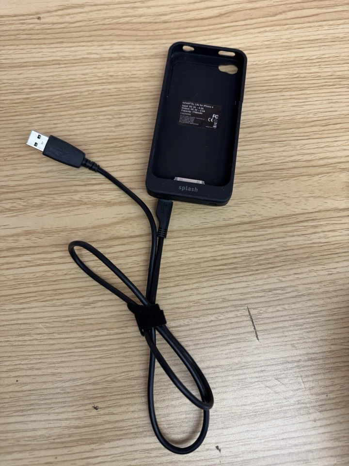 Original OEM Splash O2 Lite Funda Batería Externa Diseñada para el iPhone 4 Foto 1 de 4