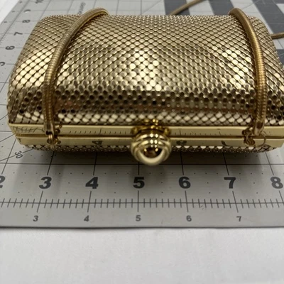 Винтажный Le Regale золото бисером Sm вечер сумочка Дамская сумка цепочка через плечо ремень выпускного  - Изображение 1 из 4