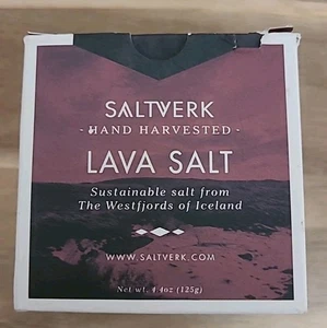Lava Salt Saltverk 4.4oz Hand Harvested Iceland - Picture 1 of 6