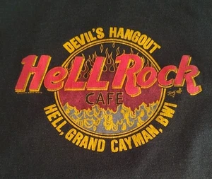 Herren Vintage 1993 Hard Rock Cafe "Hell Rock Cafe" Devil's Hangout T-Shirt - XL - Bild 1 von 6