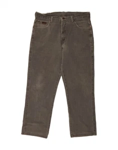 WRANGLER Mens Texas Stretch Straight Jeans W33 L26 Grey Cotton CX20 - Picture 1 of 3