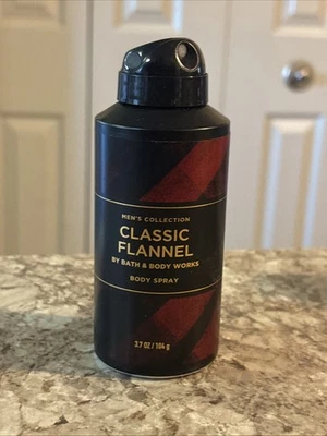 Spray corporal Bath & Body Works clásico de franela para hombre 3,7 fl oz VER DESC Foto 1 de 4