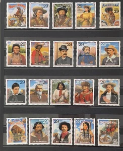 Scott #2869a-t, 29c Legends of the West Singles Set, MNH (R5-50) - Bild 1 von 1