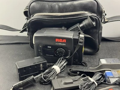 RCA CC634 Model LCD Small Wonder VHSC Playback Camcorder Camera w/ Batt Untested - Image 1 of 4