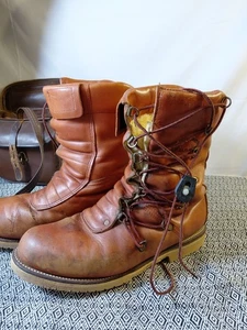 Herren Chippewa Stiefel Original Braun Leder Größe 10 EE Gebraucht  - Bild 1 von 21
