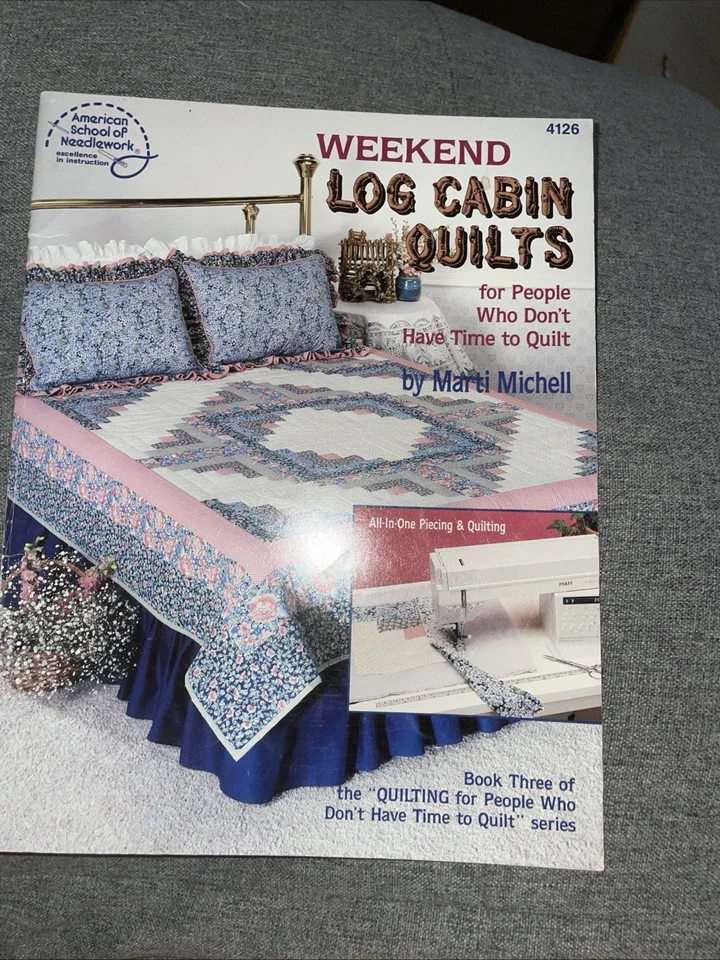 Weekend Log Cabin Quilts #4126 Marti Mitchell - Image 1 of 1