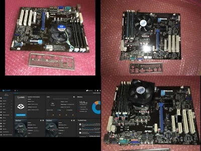 Server NAS ASUS P9D-X Xeon E3-1225 V3 16GB ESXI8 TrueNAS 16W - Bild 1 von 4