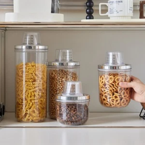 Luftdicht verschlossen Organizer-Box Plastik Müslispender  Heimgebrauch - Bild 1 von 13