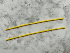 LEGO Parts (2) ~ Yellow Hose, Rigid 3mm D. 19L / 15.2cm ~ No 75c19 - Picture 1 of 1