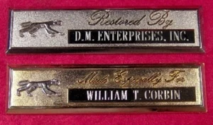 COUGAR - CUSTOM ENGRAVED DASH PLAQUE - Foto 1 di 1