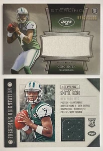 Geno Smith Rookie Jersey Lot 2013 Panini Rookies & Stars Topps Bowman Sterling - Picture 1 of 8