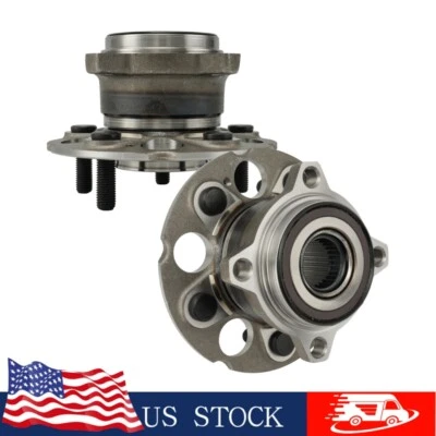 Pair REAR Wheel Bearing & Hubs for 2007 - 2011 Honda CR-V 4WD Acura RDX AWD Foto 1 de 4