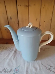Vintage Homer Laughlin Skytone Kaffeekanne ~ Servierer. - Bild 1 von 10