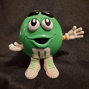 M&MS ODDZON/KAPPE SPIELZEUG 1997 GRÜN TASCHENSPENDER 4,5" CANDY CHOCOLATE MARS MINIS. - Bild 1 von 6