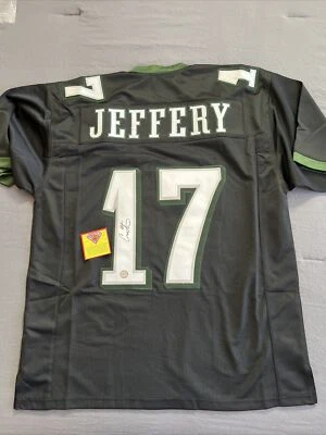 😎🏈Alshon Jeffery Philadelphia Eagles Firmado Autografiado XL Jersey Certificado de Autenticidad Como Fotos Foto 1 de 4