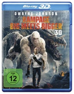 RAMPAGE: BIG MEETS BIGGER-BLU-RAY 3D - BLU-RAY NEW - Picture 1 of 1