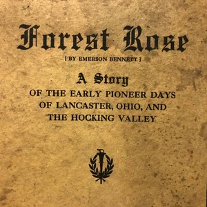 Vintage Forrest Rose by Emerson Bennett Lancaster Ohio and Hocking Valley - Picture 1 of 15