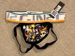 C-IN2 Men’s Jockstrap, Screenshot Wild Creatures Graphic Print, Size Small - Picture 1 of 5