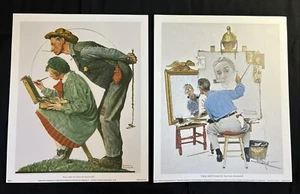 Norman Rockwell Prints, Self Portrait, Painting, The Critic, Art, 9x11 - Picture 1 of 6