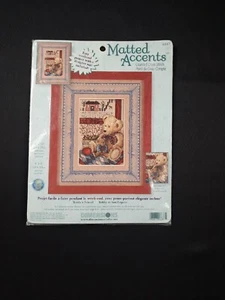 DIMENSIONS Teddys Freund gezählt Kreuzstich KIT mattierte Akzente EINFACHES PROJEKT - Bild 1 von 2