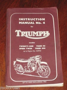 Motocicleta Triumph 1963 21 Tiger 90 velocidades doble 100 manual envío gratuito Australia - Imagen 1 de 1