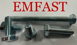 1/4 5/16 3/8 various lengths unf hexagon set screws high tensile steel hex bolt - Picture 1 of 21