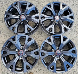 4x 18" Genuine 2024 Isuzu D max X-Terrain Oem Wheels- 18x7.5 6/139.7 33P - Picture 1 of 9