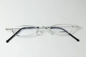 Micro Slim I-MARKER 4263 c.1218 Original Eyeglasses Flat Thin Small Lense Silver - Picture 1 of 8