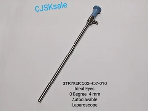 STRYKER  502-457-010 Ideal Eyes Autoclavable Laparoscope 10mm  0 Degree (USED). - Picture 1 of 15
