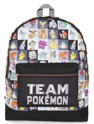 Offizieller Team Pokémon Jungen Rucksack Backpack Mädchen Schultasche für 15 Zoll Laptop
