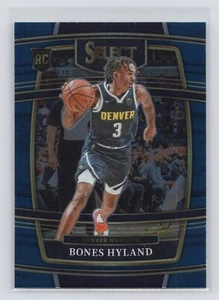 2021-22 Panini Select Bones Hyland Denver Nuggets Blue (Retail Base) RC - Picture 1 of 2
