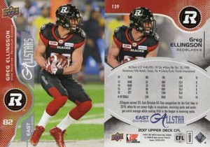 2017 UD CFL Singles  #1 -- 160     ***YOU PICK***