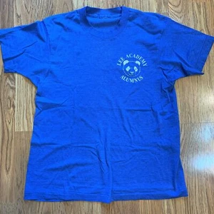 Camiseta mediana vintage de una sola puntada Lee Academy Alumnus - Imagen 1 de 7