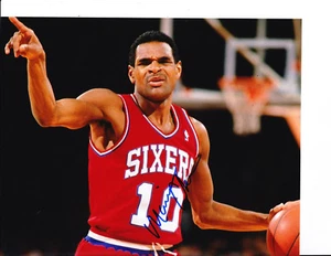 PHILADELPHIA 76ERS MEJILLAS DE MAURICE FIRMADAS JUEGO DE LLAMADAS 8X10 - Imagen 1 de 1