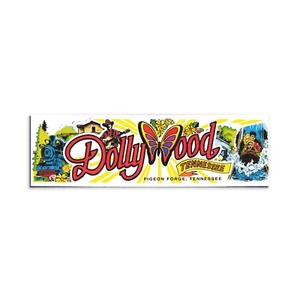 Dollywood Bumper Sticker - Dolly Parton TENNESSEE Vintage Style Vinyl Decal 80s - Foto 1 di 3