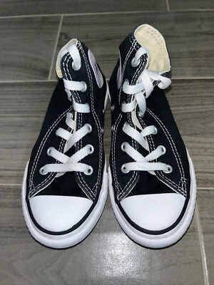 Top alto Converse All Star negro niñas 10 Foto 1 de 4