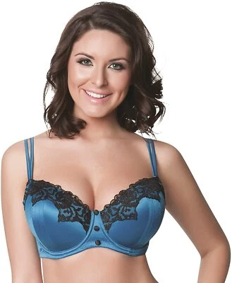 Parfait Affinitas Danielle Peacock Blue Lightly Padded Underwire Contour Bra - Image 1 of 4