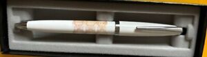 Cross Solo White & Chrome Pen with 3 Angels .   Made in Japan