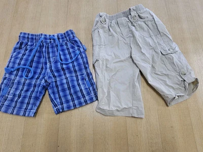 Pumpkin Patch 100% Cotton Kids Shorts Elastic Waist Pockets Size 00 & Beige Pant - image 1 of 2