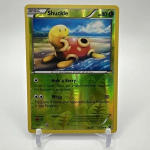 Shuckle 1/124 Pokemon XY 2016 Fates Collide Unlimited Reverse Holo LP - Picture 1 of 3