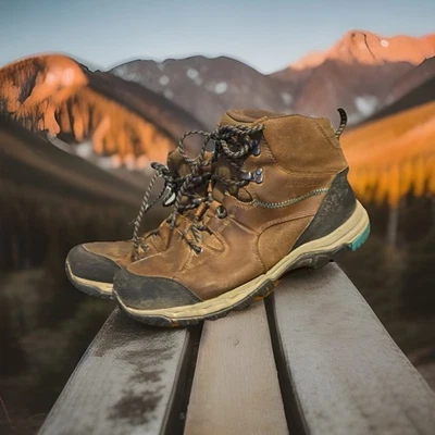 Ariat Skyline Mid Waterproof Hiking Boots Women's Size US 9b Brown Leather - Image 1 of 4