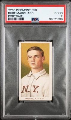 T206 Rube Marquard Portrait New York - Image 1 of 2