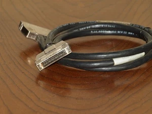 3ft SCSI-2 HPDB50 Male - Male Cable with METAL SHIELDED connectors - made in USA - Picture 1 of 3