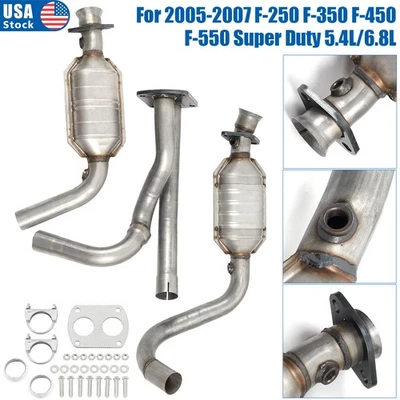 Catalytic Converter For 2005-2007 Ford F-250 350 450 Super Duty 6.8L 50460 Foto 1 de 4