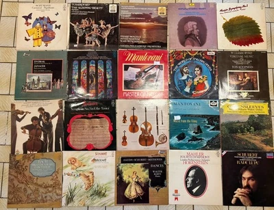 Large Vinyl Records Job Lot Classical Music 12" Mozart Beethoven Bach & More X20 - Image 1 of 4