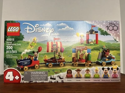LEGO Disney Celebration Train​ 43212 New Sealed Box Mickey Minnie Moana Woody  - Image 1 of 4