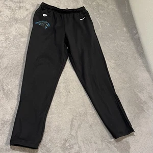 Carolina Panthers Pants Mens Large Black NFL Football Team Issued Training Nike - Picture 1 of 12