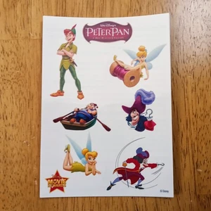 Disneys Peter Pan Temporäre Tattoos 4 Blatt Disney Film Belohnungen - Bild 1 von 1