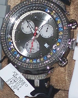New Authentic Mens JOJO Joe Rodeo master jjms1wyb 2.20ct.apx.242 Diamonds watch. - Image 1 of 4