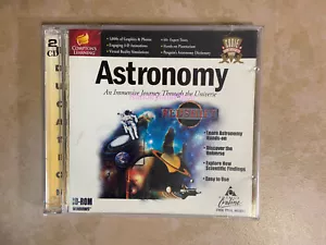 1999 COMTON'S LEARNING ASTRONMY PC CD-ROM WINDOWS 2 DISCHI - Foto 1 di 5